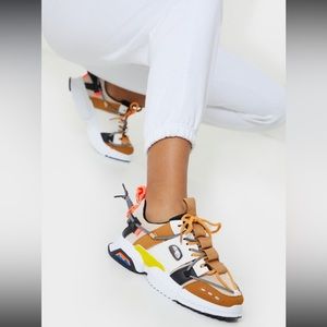 PLT Contrast Combat Sneakers